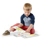 Melissa & Doug Poke-A-Dot Jumbo Number Learning Cards - 13 Double-Sided Numbers, Shapes, And Colors With Buttons To Pop - Poke A