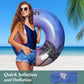 HeySplash Pool Tubes for mature-themed  42 Inch Large Pool Floats with Handles  Inflatable Swim Rings Lounge  Hawaii Fun Swim Floaties Swimming Pool Beach Lake River Party Decoration Toys  Purple Sunset