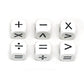 Koplow Games Operators Dice Learning Aid Classroom Accessories Multicolor, Standard (15Mm - 17Mm)