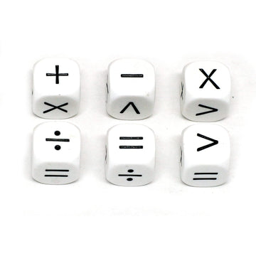 Koplow Games Operators Dice Learning Aid Classroom Accessories Multicolor, Standard (15Mm - 17Mm)