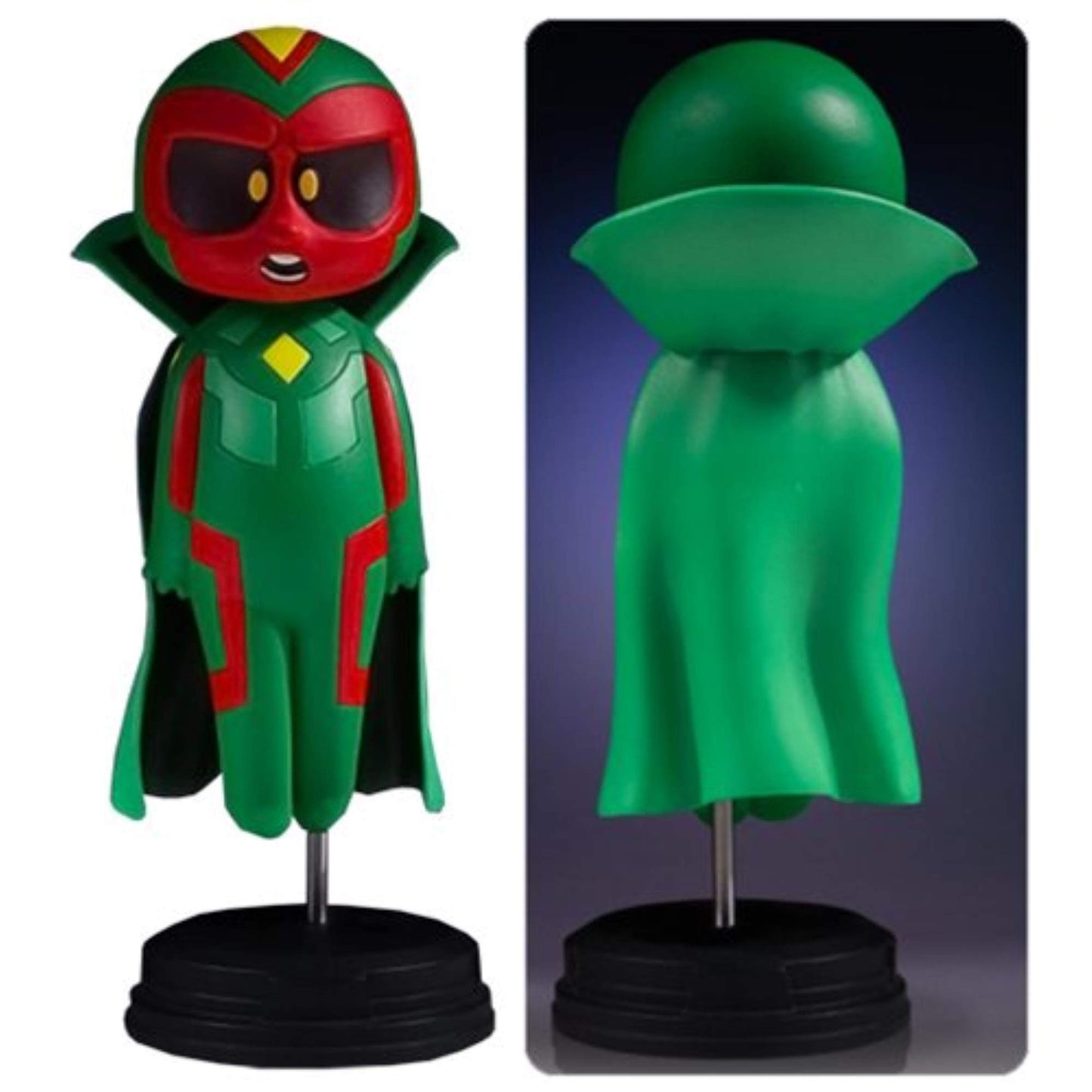 Gentle Giant Marvel Animated Vision Statue - Polystone, Brown - Model GE80711