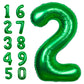 40 Inch Giant Green Number 2 Balloon, Helium Mylar Foil Number Balloons For Birthday Party, 2Nd Birthday Decorations For Kids, A