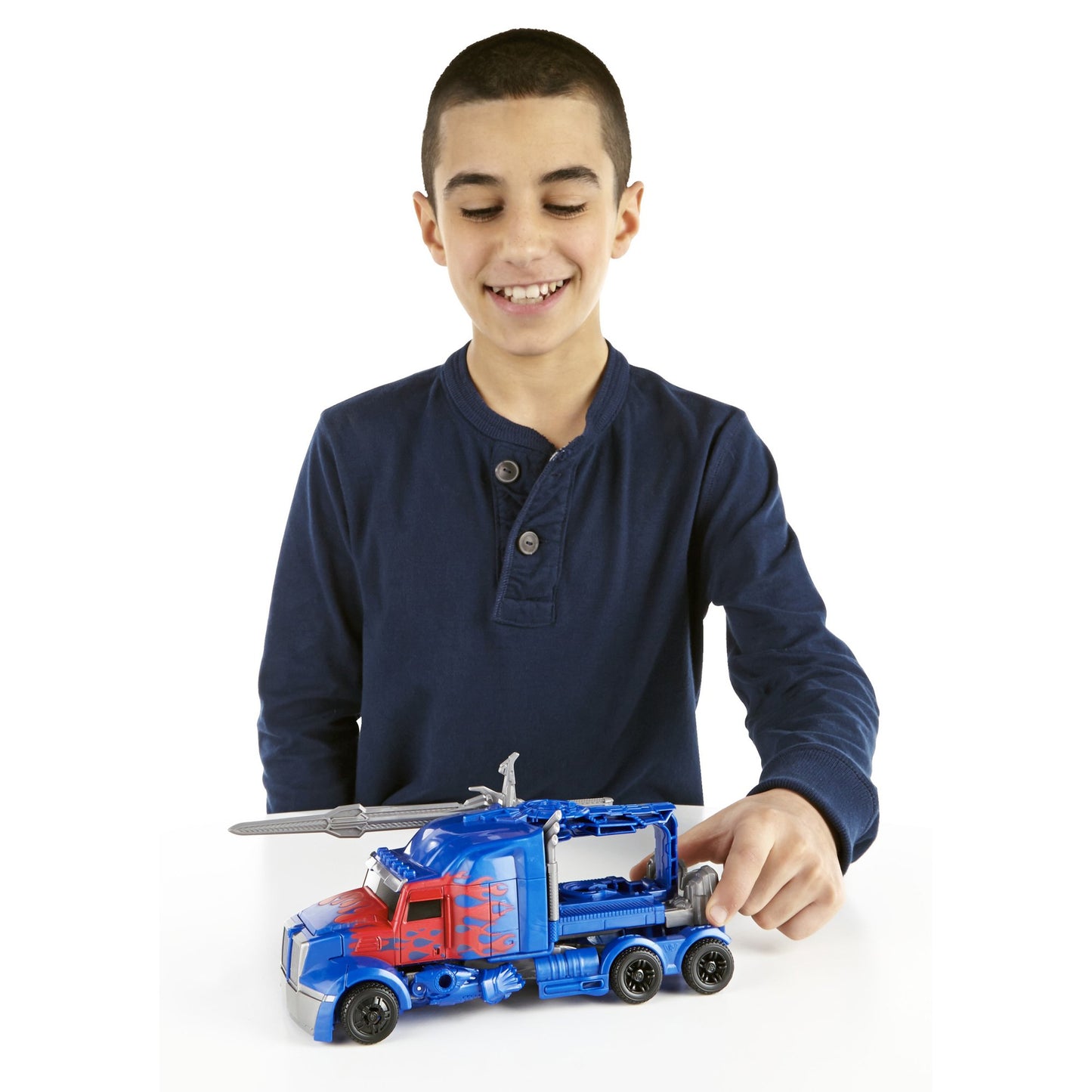 Transformers Age Of Extinction Flip And Change Optimus Prime Figure