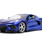 Jada Toys Bigtime Muscle 1:24 2020 Chevy Corvette Stingray Die-cast Car Candy Blue, Toys for Kids and Adults