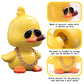 Wonuu Cute Yellow Duck Car Ornaments Cool Duck Car Dashboard Decorations Shaking Head Doll