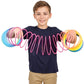 Liberty Imports 6 Jumbo Rainbow Coil Spring - Giant Classic Novelty Toy, Big Fun Large Magic Walking Magic Spring for Fidget and