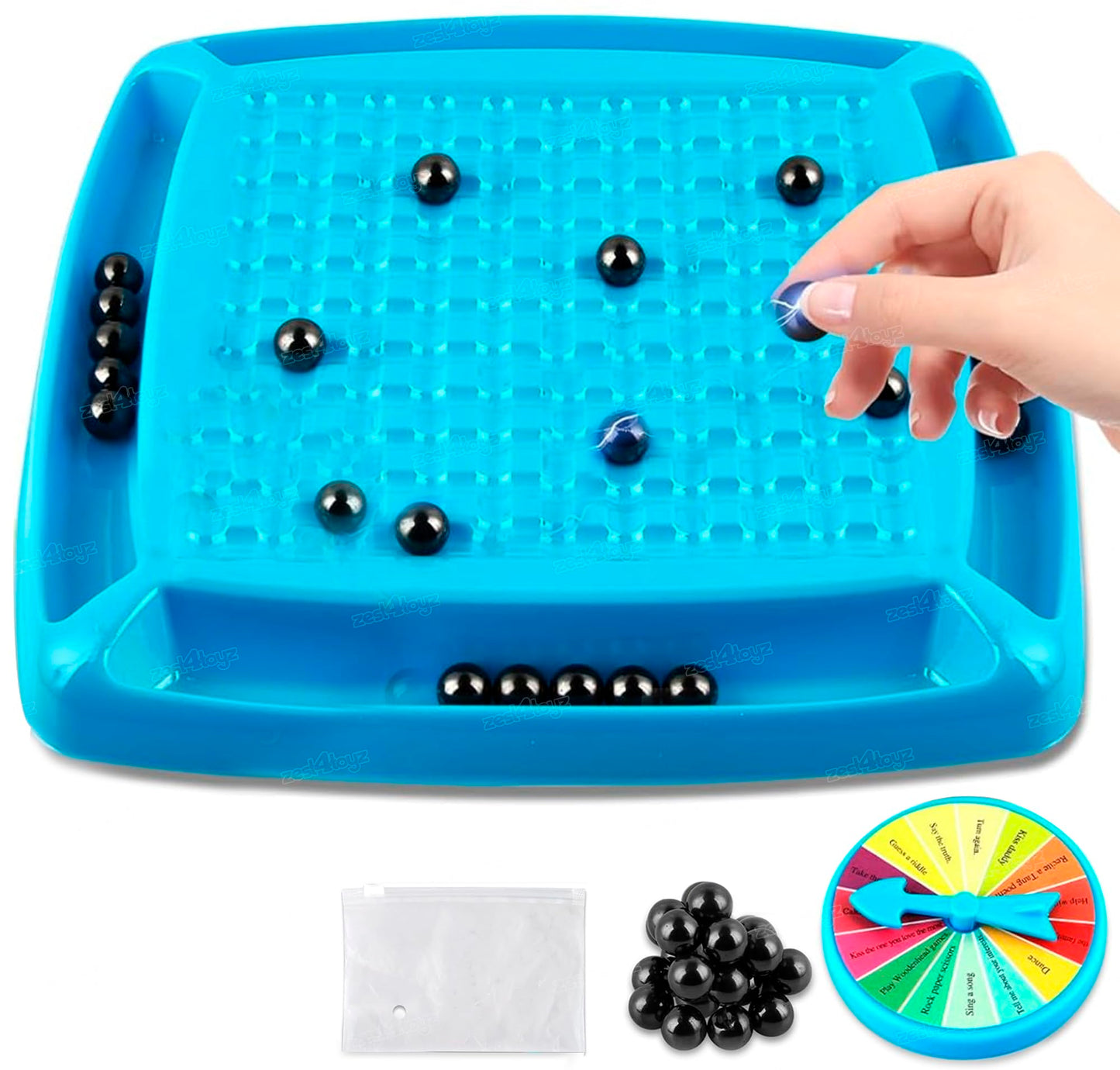 Zest 4 Toyz Board Game For Kids Age 6 7 8 9 10 Plus With 32 Marbles And Game Board Mind Challenge Improves Brain Skills Strategi