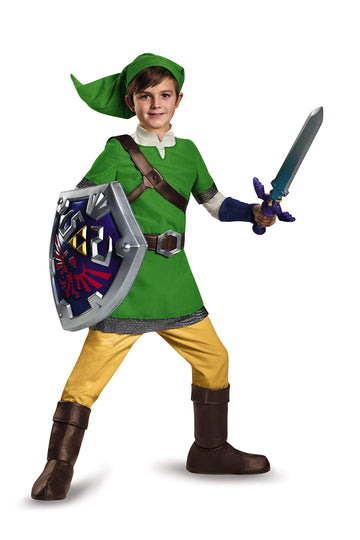 Link Deluxe Child Costume, Small (4-6)