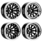 GLOBACT Aluminum 1.9 Inch Beadlock Wheels Adjustable Offset for 1/10 TRX4 TRX6 Axial SCX10 I II III 90046 AXI03007 Redcat GEN7 G