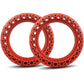 Huizzwy 2 Pcs 8.5 Inch Anti-Slip Red Solid Electric Scooter Tire For Xiaomi Mijia M365 Solid Scooter Wheels Front/Rear Rubber Ti