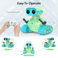 Allcele Robot Toys, Rechargeable Rc Robots For Kids Boys, Remote Control Toy With Music And Led Eyes, Ideal Gift For Children-Green Blue