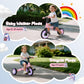 3 in 1 Toddler Balance Bike for 1-4 Year Olds, Colorful Lighting Baby Toddler Tricycle for 1 2 3 4 Year Old with Removable Pedal