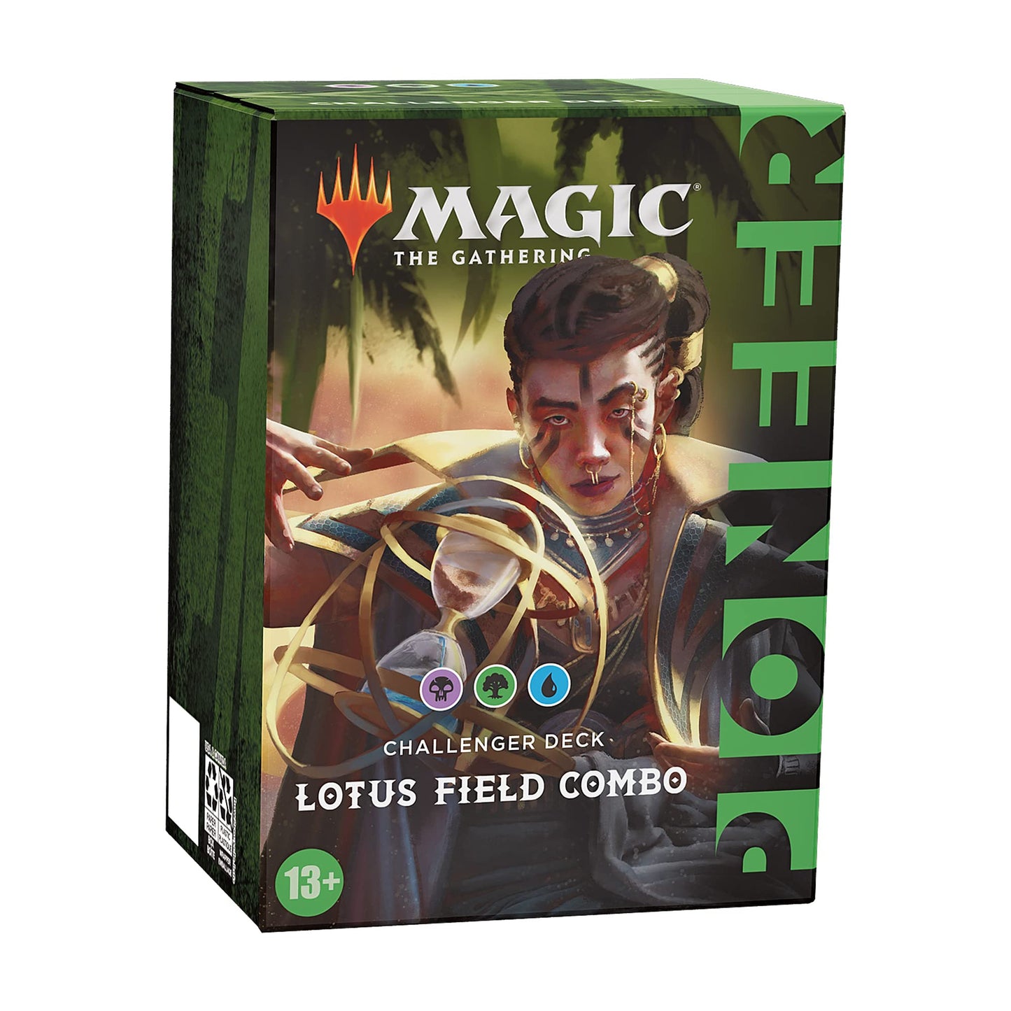 Magic: The Gathering Pioneer Challenger Deck 2021 – Lotus Field Combo (Black-Green-Blue), 13+ Years