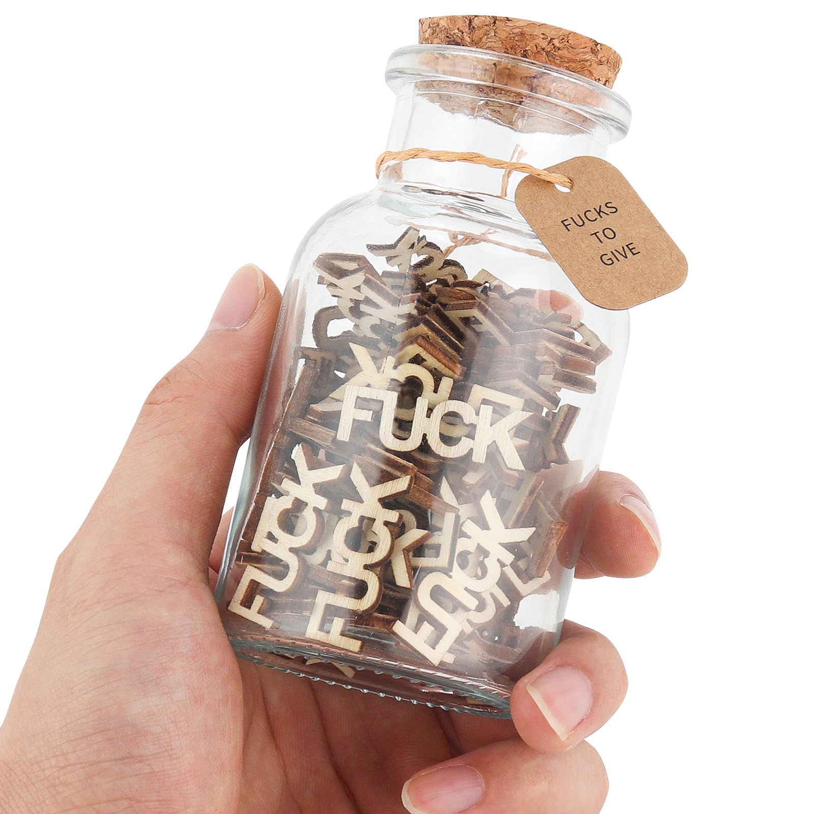 Fucks In A Jar(7Oz),Fucks To Give Funny Gift Gag Gift Birthday Gift Christmas Gift;Fuck Bad Mood Vent Spoof Gifts For Friend,Ann