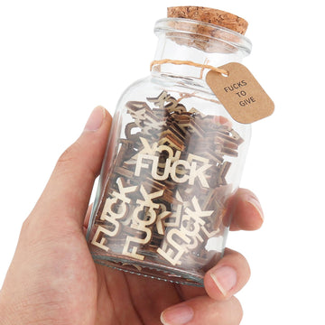 Fucks In A Jar(7Oz),Fucks To Give Funny Gift Gag Gift Birthday Gift Christmas Gift;Fuck Bad Mood Vent Spoof Gifts For Friend,Ann