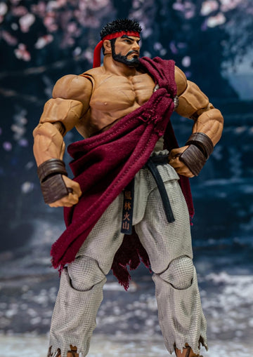 Hiplay Storm Toys Collectible Figure Full Set: Ryu - Street Fighter 6, 1:12 Scale Miniature Action Figurine Cpsf28