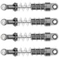 Vgoohobby Metal Shock Absorber Damper Suspension with Extender Seat Mount Compatible with 1/12 MN D90 D91 D96 D99 D99S MN90 MN99