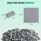 HUIZDQ 500 Piece Classic Building Bricks and 1 Gray Baseplate, 2x4 Bricks Bulk Creative Building Toys, Blocks Bulk for Kids Ages