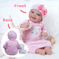 Babeside Lifelike Reborn Baby Dolls Leen - 20-Inch Sweet Smile Realistic Newborn Doll With Feeding Kit Gift Box For Kids Age 3+