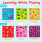 Thremhoo Montessori Tissue Box Baby Toys for Infants 0-12 Months, Multicolor Sensory Crinkle Developmental Gift for Toddlers 1-2 Years