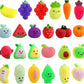 Mochi Squishy Toys, 24 Pcs Fruit Squishy Party Favors For Kids Classroom Prize Stress Relief Squishies Bulk Gift For Birthday Pi