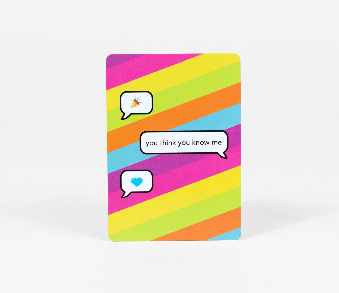 Pink Tiger Games You Think You Know Me Card Game - Cardstock, Model YTYKM