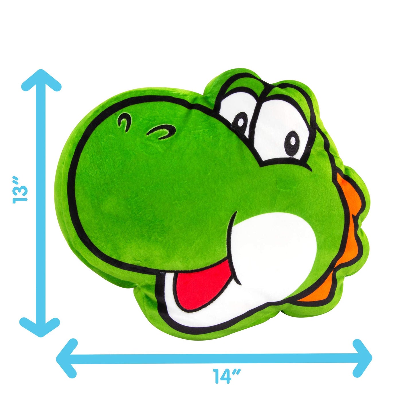 Club Mocchi Mocchi Yoshi Plush - 15 Inch Collectible Squishy Plushie - Multi Color, Soft Plush Material, Model T12412