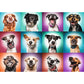 Trefl Funny Dog Portraits Ii 2000 Piece Jigsaw Puzzle Red 38'X27' Print, Diy Puzzle, Creative Fun, Classic Puzzle For Adults And Children From 15 Years Old