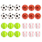 Pllieay 24Pcs 4 Styles Bouncy Balls, Sports Rubber Balls For Kids Play Party Favors(27Mm)