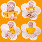 Aori Reborn Baby Dolls Clothes 20 Inch Outfit 3 Pcs Yellow Flower Set For 17-20 Inch Reborn Doll Newborn Girl