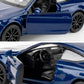 RMZ City 1:36 Diecast Benz C63 S AMG Toy Car, Blue, Pull Back, Doors Open, Kids Gift, Model 554987