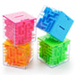 ZPISF Money Maze Puzzle Box, 4 Pack Brain Teasers for Kids & Adults, Plastic, Fun Money Holder