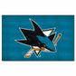 FANMATS 10670 San Jose Sharks Ulti-Mat Rug - 5ft. x 8ft. | Sports Fan Area Rug, Home Decor Rug and Tailgating Mat