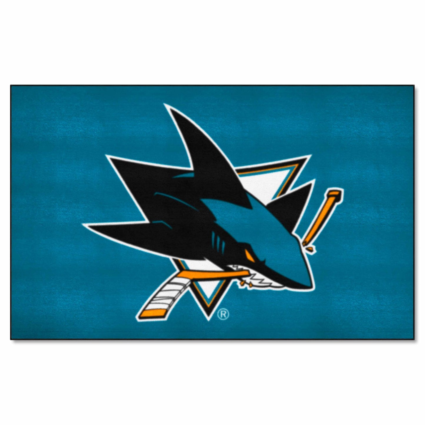 FANMATS 10670 San Jose Sharks Ulti-Mat Rug - 5ft. x 8ft. | Sports Fan Area Rug, Home Decor Rug and Tailgating Mat