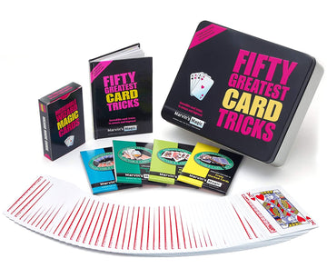 Marvin'S Magic - Fifty Greatest Card Tricks Set - Magic Kit, Magic Tricks For Adults, Magic Tricks - With Mind Reading And Card