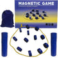 Featyyu Magnet Chess Game Magnet Game with String and 20 Full-Size Magnetic Stones, Puzzle Strategy Games for Family Games Night