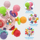 CAHILON Baby Teething Toys - Montessori Sensory Silicone Teethers for 0-18 Months - Pink