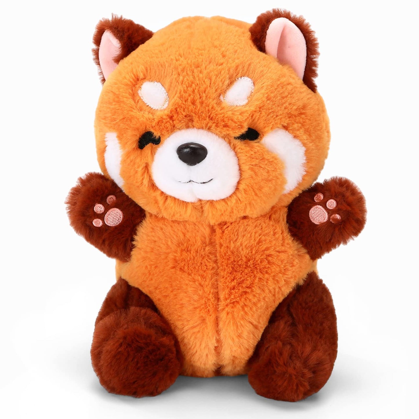 Riuhot Red Panda Stuffed Animal Cute Red Panda Plush Toy Panda Plushie Gift For Girlfriend Kids Birthday 9'' Red Panda Stuffed