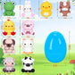 10 Pcs Prefilled Easter Eggs With Animal Finger Puppets Toys Easter Basket Stuffers Fillers For Toddlers, Classroom Prize Suppli