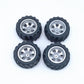 KingVal Replacement 2PCS Left + 2PCS Right Tire Tyre Wheel RC Parts Compatible with WLtoys A979 A979-B A979-A RC Car