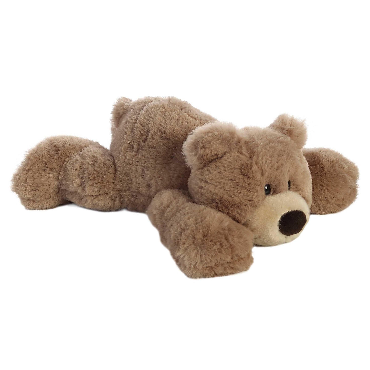 Aurora Snuggly Hugga-Wug Bear Stuffed Animal - Comforting Companion - Imaginative Play - Brown 12 Inches