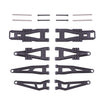 HAIBOXING RC Car Spare Parts Rear Upper/Lower Suspension Arms(Full Set) with Front&Rear Upper and Lower Suspension Arm Hinge Pin