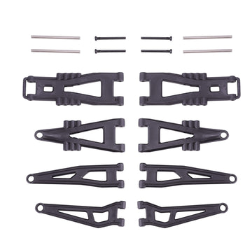 HAIBOXING RC Car Spare Parts Rear Upper/Lower Suspension Arms(Full Set) with Front&Rear Upper and Lower Suspension Arm Hinge Pin