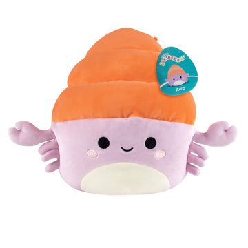 Squishmallows 10” Arco The Easter Hermit Crab Plush – Jazwares Soft & Huggable Stuffed Animal – Adorable Collectible Plushie For Kids – Cozy Snuggly Pillow Buddy For Home, Bed, Or Travel