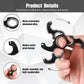 2Pcs Key Chain Spinner Fidget Toy, Portable Finger Spinning Keychain With 2Pcs Key Ring Funny Key Holder Toys For Adults Teens F