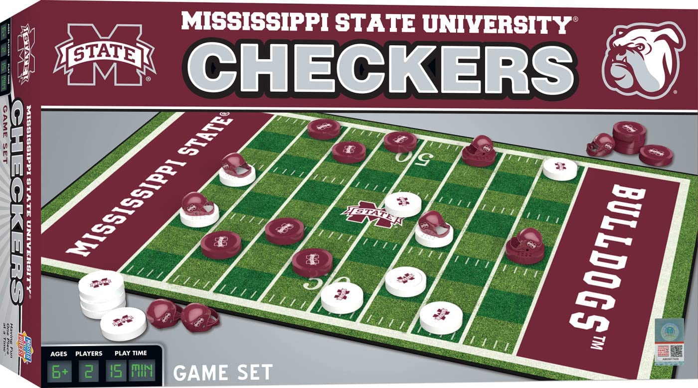 Masterpieces Family Game - Ncaa Oklahoma Sooners Checkers - Officially Licensed Board Game For Kids & Adults , 13'' X 21''