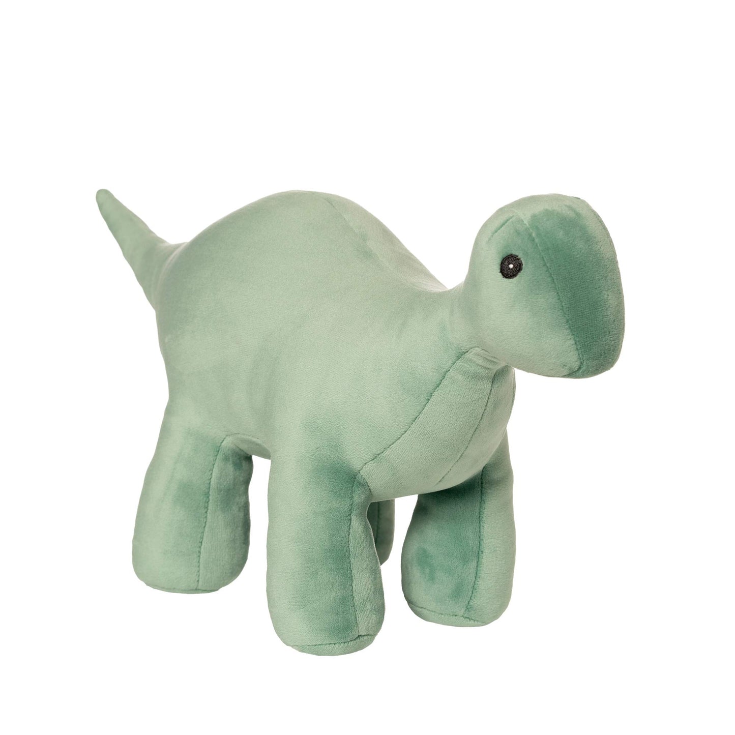 Manhattan Toy Stomper Velveteen Brontosaurus Dinosaur Stuffed Animal, 7''