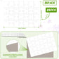 Sumind 10 Sets Blank Sublimation Puzzle Jigsaw Rectangle Heart Shaped White Diy Custom Puzzle Heat Press Thermal Transfer Pearl(A5-28 Rectangle)