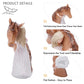Luckybunny Truly A Friend Guardian Angel Statues, Sculpted Hand-Painted Girl Embracing Horse Figurines, Horse Lover Gifts, Cowgirls Gifts, Horse Loss Remembrance Gifts, Birthday