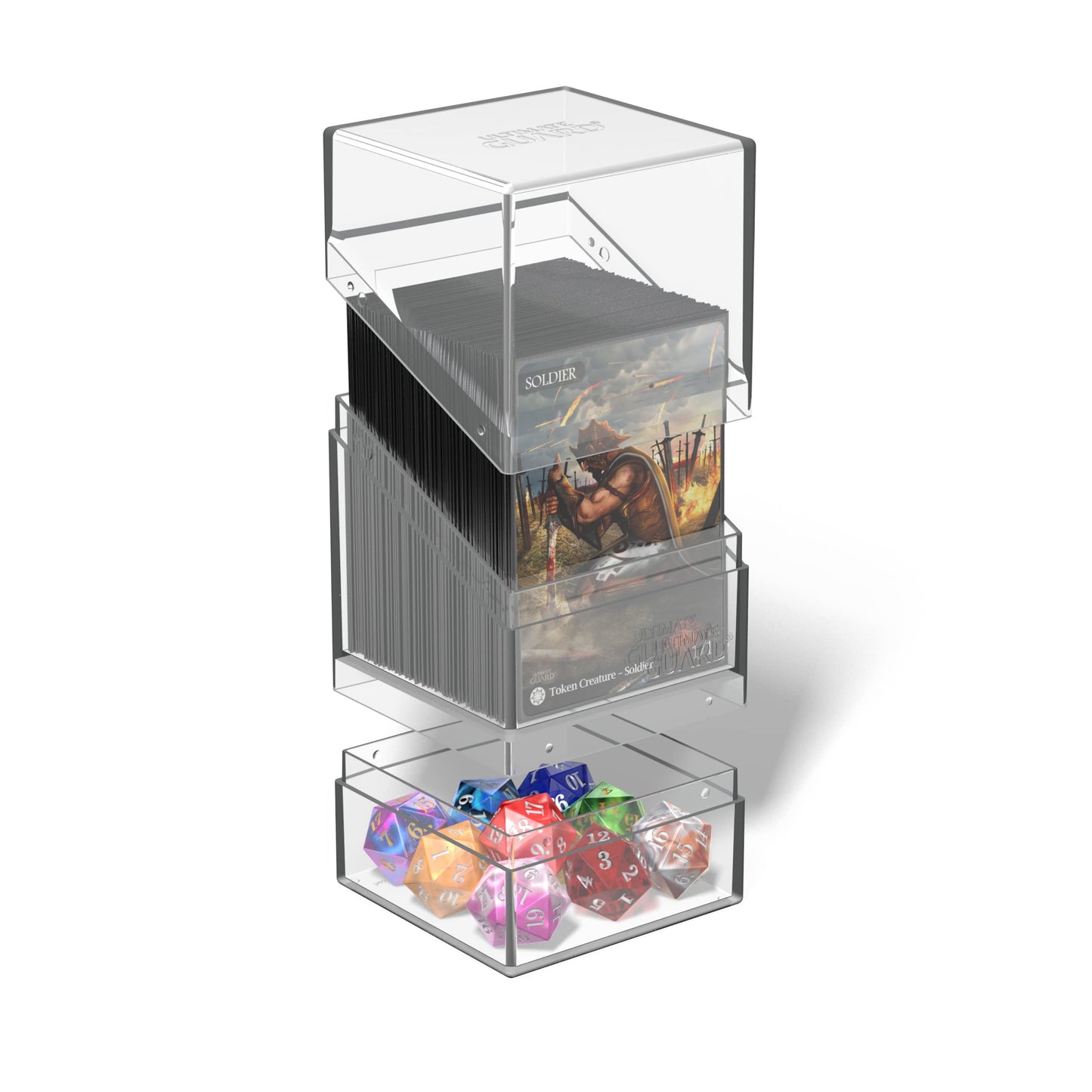 Ultimate Guard Ugd011283 Boulder'N Tray 100+ Transparent Trading Card Box